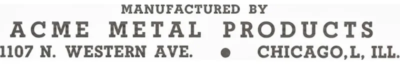 Acme Metal Products — Wierloze lepels uit Chicago
