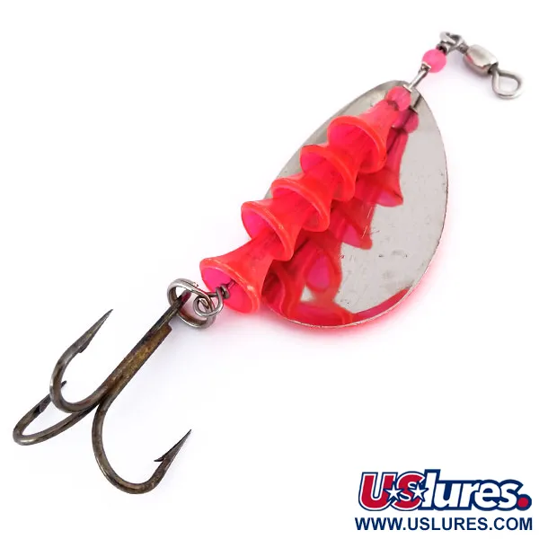 Luhr Jensen TEE Spoon 5 UV Lepel, Nikkel / Oranje, 12g, UV, #10011