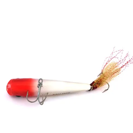 XCalibur Excalibur Super Pop-R Topwater, Zilver-Rood, 10g, Veren, #10014