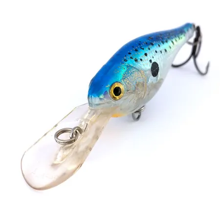 Rapala Glass Shad Rap Plug, Blauw-Zilver, 9g, suspending, #10028