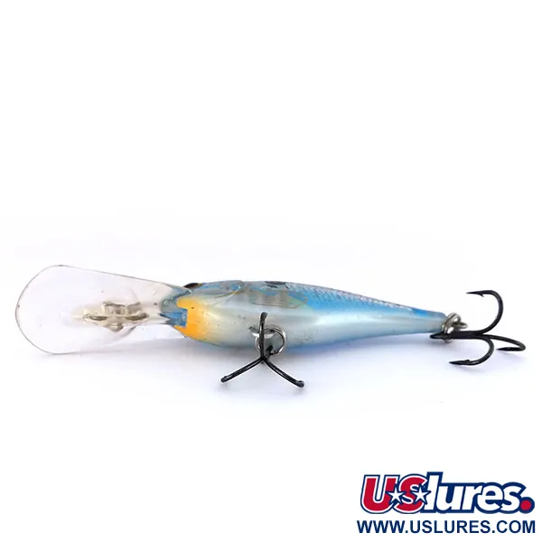 Rapala Glass Shad Rap Plug, Blauw-Zilver, 9g, suspending, #10028