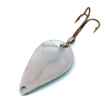 Acme Stee-Lee Lepel, Hammered Nickel / Green, 7g, gehamerd, #10033