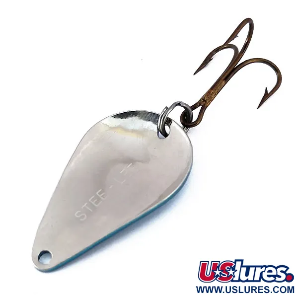 Acme Stee-Lee Lepel, Hammered Blue / Nickel, 14g, Verre Worp, #10853
