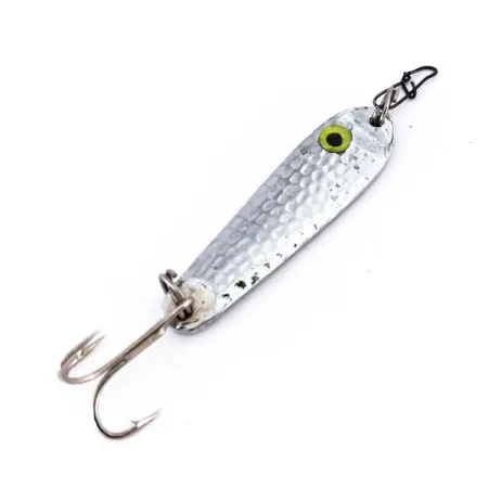 Bass Pro Shops Lepel, Gehamerd nikkel, 21g, Contrast oog, #10041