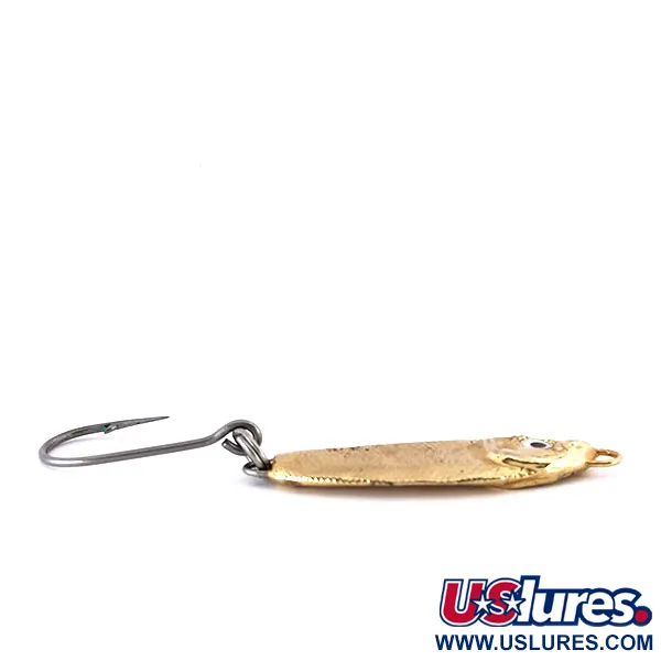 Luhr Jensen Crippled Herring Jig, Goud, 14g, USA-makelij, #10046