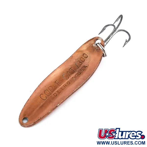 Dardevle Cop-E-Cat 7300 Lepel, Gehamerd koper, 10g, #10055