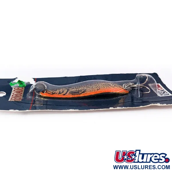 Renegade Crystalina Spoon Lepel, Goud/Oranje, 11g, Wafelpatroon, #10059