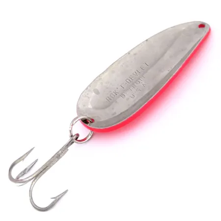 Eppinger Dardevle Rok't Devlet UV Lepel, Rood/Zwart/Nikkel, 35g, #10062