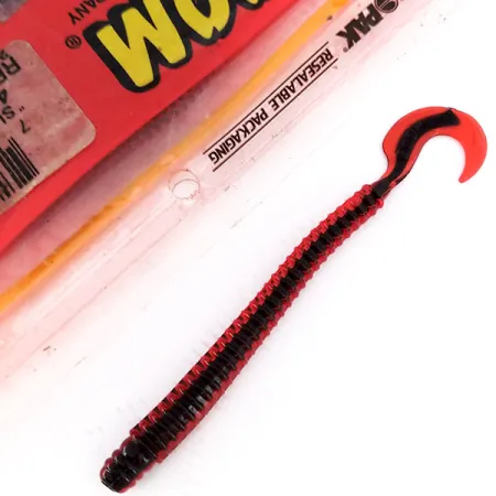 Zoom Super Salt Plus Softbait, Red / Black, 18 stuks, #10068