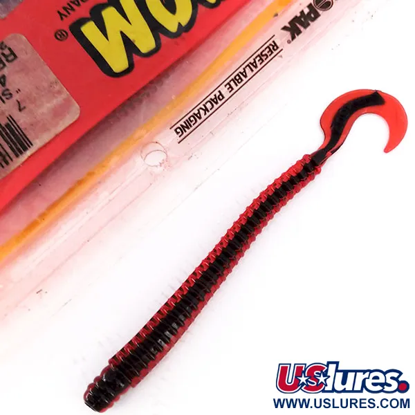 Zoom Super Salt Plus Softbait, Red / Black, 18 stuks, #10068