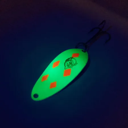 Eppinger Dardevle Devle Dog 5300 UV Lepel, Geel/Rood, 10g, UV, #10084