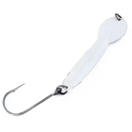 Luhr Jensen Loco Troll Lepel, Nikkel/Wit, 14g, Siwash-haak, #10100