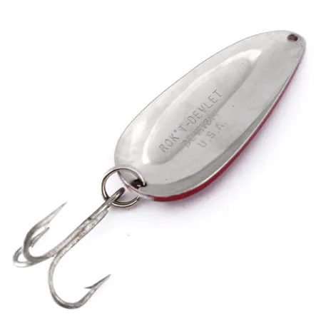 Eppinger Dardevle Rok't Devlet Lepel, Rood/Wit/Nikkel, 35g, #10109