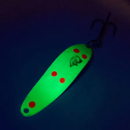 Dardevle Cop-E-Cat 7300 UV Lepel, Geel/Rood/Nikkel, 10g, UV-Glow, #10110