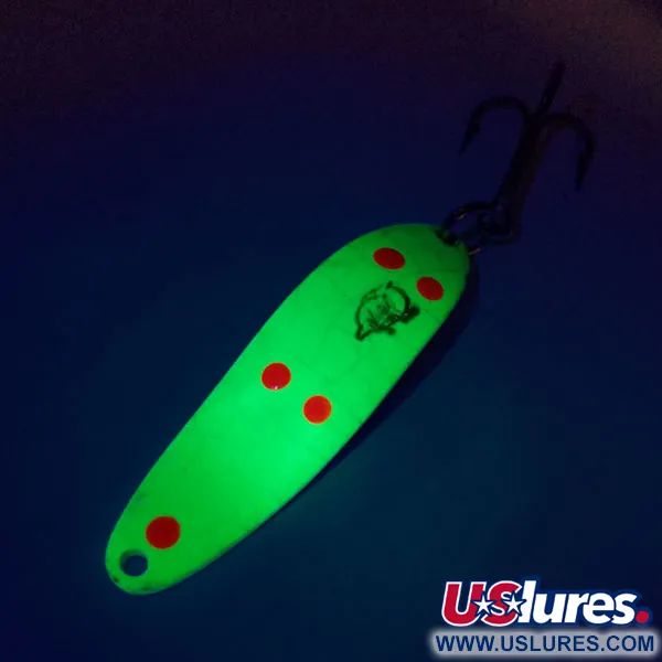 Dardevle Cop-E-Cat 7300 UV Lepel, Geel/Rood/Nikkel, 10g, UV-Glow, #10110