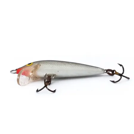 Rapala Original Floater F5 Plug, Silver (S), 2,3g, Balsahout, #10119