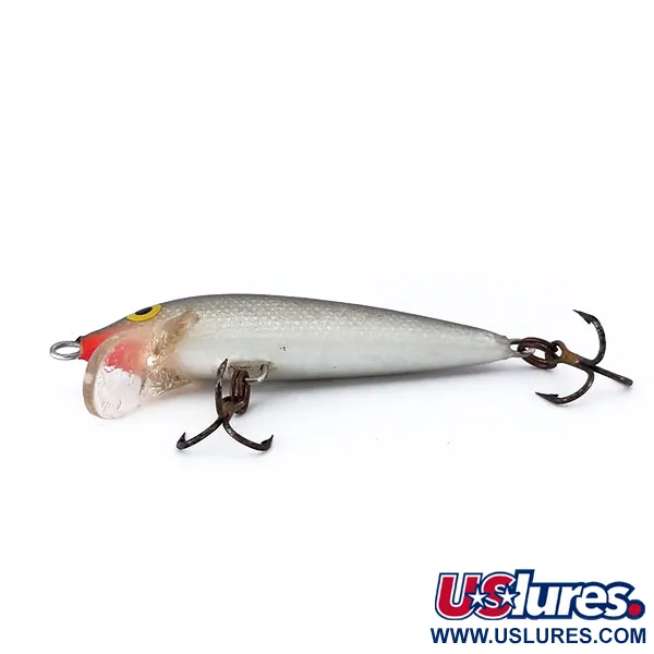 Rapala Original Floater F5 Plug, Silver (S), 2,3g, Balsahout, #10119