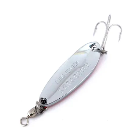 Luhr Jensen Krocodile Lepel, Nickel / Orange, 9g, Werpprofiel, #10125