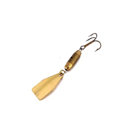 Jake's Lures Jake's Stream-a-Lure Spinner, Messing / Rood, 4,5g, #10145