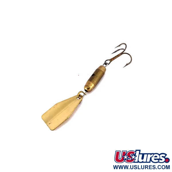 Jake's Lures Jake's Stream-a-Lure Spinner, Messing / Rood, 4,5g, #10145