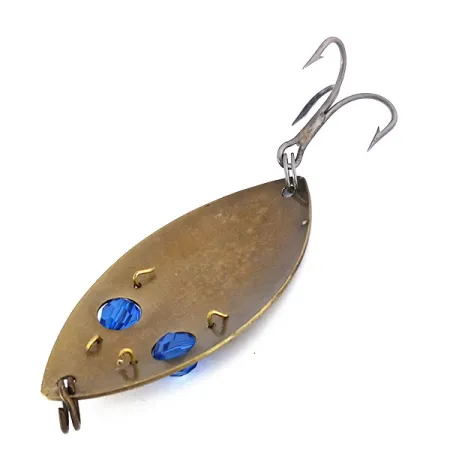 Gibbs One Eye Wiggler Lepel, Brons/Blauw, 35g, Facetkralen, #10169