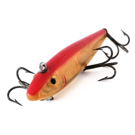 L&S Bait MirrOlure 52M Original Twitchbait, Goud/Rood, 14g, #10172