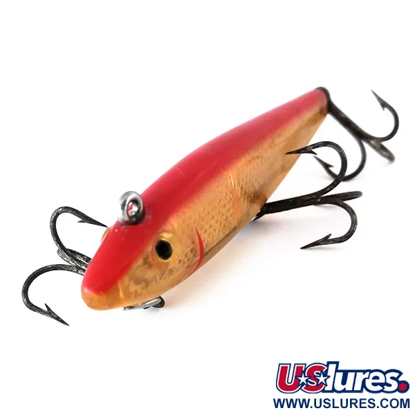 L&S Bait MirrOlure 52M Original Twitchbait, Goud/Rood, 14g, #10172