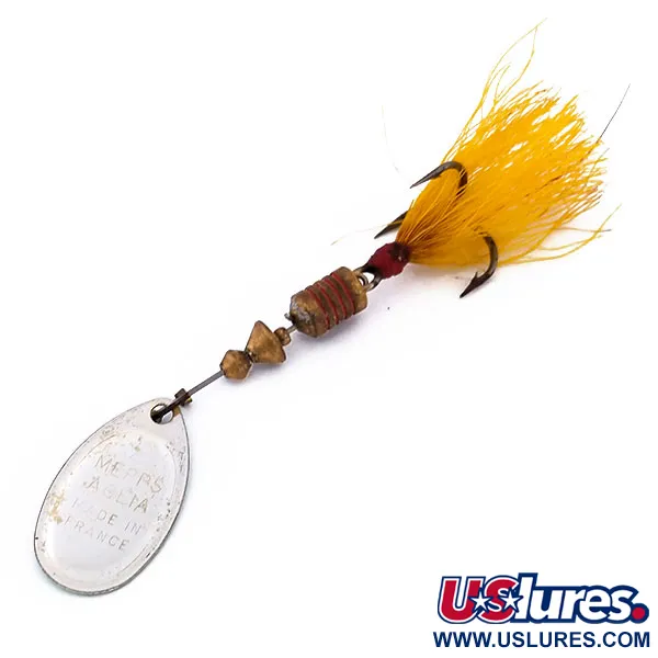 Mepps Aglia 2 dressed Spinner, Groen Metallic, 4,7g, Dreg, #10197