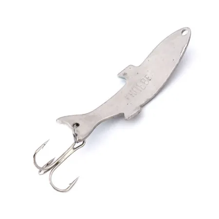 Acme Phoebe Lepel, Nikkel / Blauw, 7g, schubbenpatroon, #10207