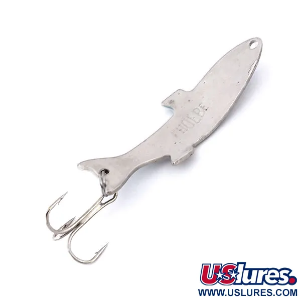 Acme Phoebe Lepel, Nikkel / Blauw, 7g, schubbenpatroon, #10207