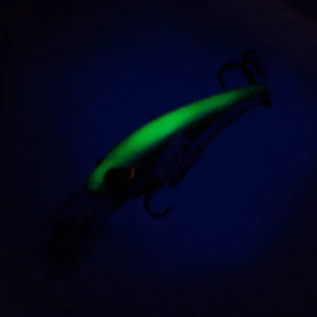 Cotton Cordell Wally Diver Plug, Zilver/Chartreuse, 7g, Glow, #10217