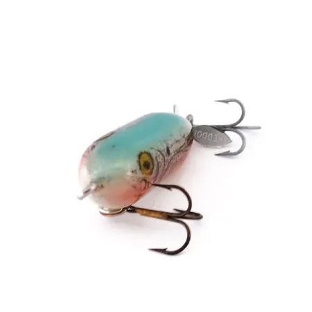 Heddon Tiny Torpedo Oppervlakkunstaas, Blauw-Roze, 7g, Propeller, #10220