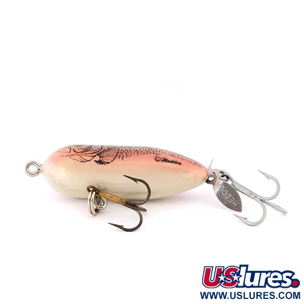 Heddon Tiny Torpedo Oppervlakkunstaas, Blauw-Roze, 7g, Propeller, #10220