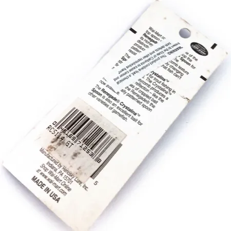 Renegade Crystalina Spoon Lepel, Gehamerd goud/Oranje, 11g, #10239