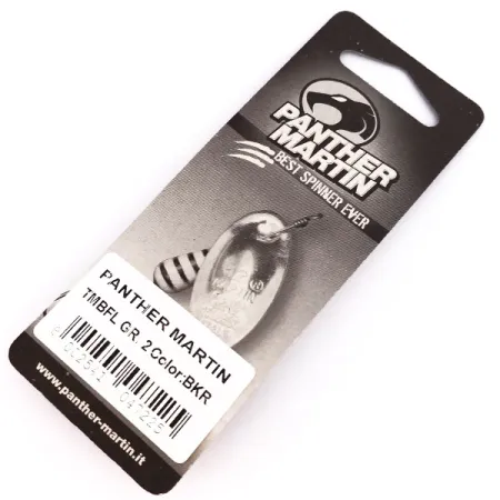 Panther Martin 2 Spinner, Zwart / Rood, 2.5g, Gestipt, #10247