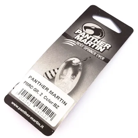 Panther Martin 2 Spinner, Zwart / Goud, 2.5g, In-line Blad, #10248