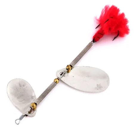 Panther Martin Simplex Tandem Con Mosca Spinner, Nikkel/Rood, 6g, #10620