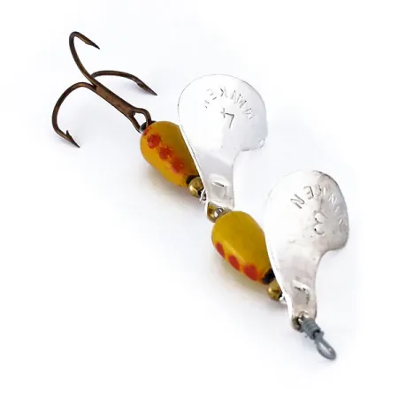 Panther Martin Minken Tandem Spinner, Nikkel/Geel/Rood, 14g, #10868