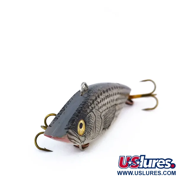 Cotton Cordell Hot Spot Lipless, Zilver Zwart, 9g, Bronzen Dreggen, #10264