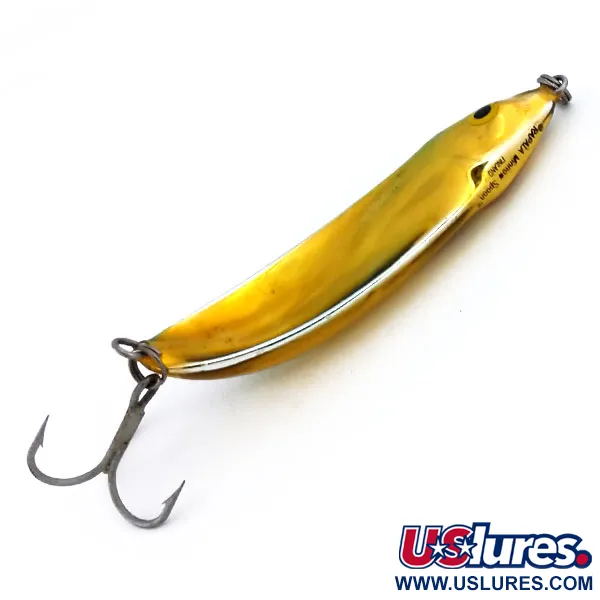 Rapala Minnow Spoon Lepel, Goud/Groen, 15g, Schubpatroon, #10269