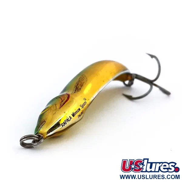 Rapala Minnow Spoon Lepel, Goud/Groen, 15g, Schubpatroon, #10269