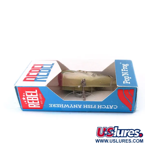Rebel Pop'N Frog Popper, Groene Kikker, 7g, Rode Holle Mond, #10286