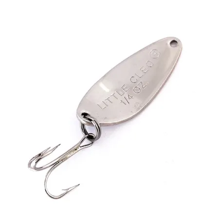 Acme Little Cleo Lepel, Nikkel / Blauw, 7g, Breed Profiel, #10307