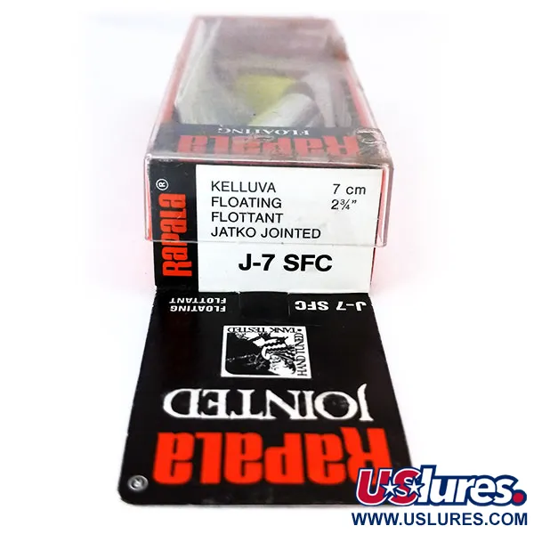 Rapala Jointed J-7 Plug, SFC, 4g, Hand-Tuned, #10317