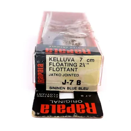 Rapala Jointed J-7 Plug, B (Blue), 4g, Tweedelig, #10318