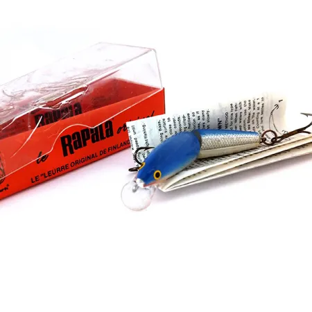 Rapala Jointed J-7 Plug, B (Blue), 4g, Tweedelig, #10318