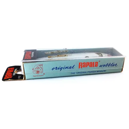 Rapala Original Floater F9 Plug, S (Silver), 4g, Balsa, #10319