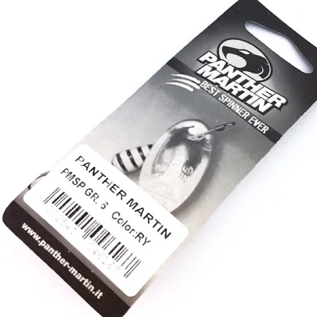 Panther Martin 6 Spinner, Rood / Geel, 6g, Directe Montage, #10323