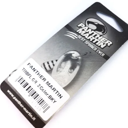 Panther Martin 2 Spinner, Zwart/Geel, 2.5g, Direct roterend blad, #10324
