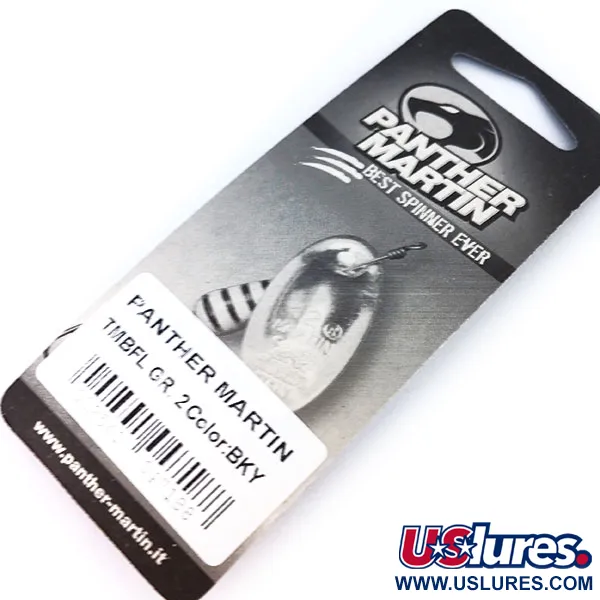 Panther Martin 2 Spinner, Zwart/Geel, 2.5g, Direct roterend blad, #10324